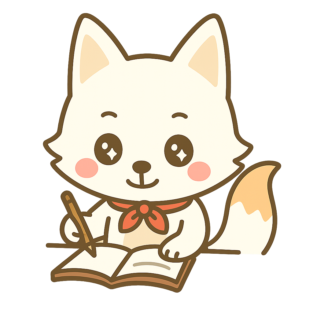 イメージキャラクター 勉強中